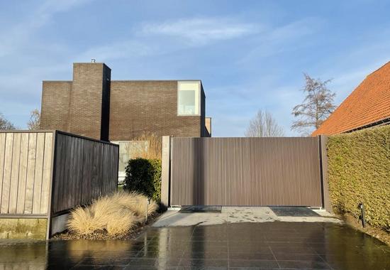 Aluminium lamellen - Ral 8019 